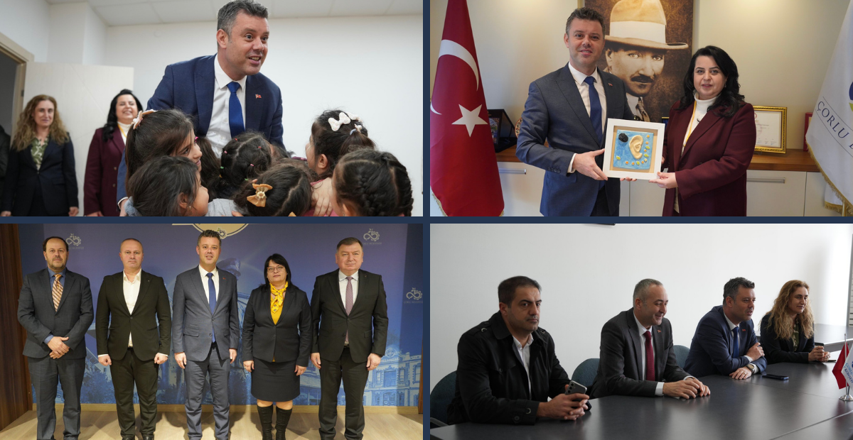 Çorlu’da Miniklere Sağlık Taraması, Belediyede Uluslararası Ziyaret!