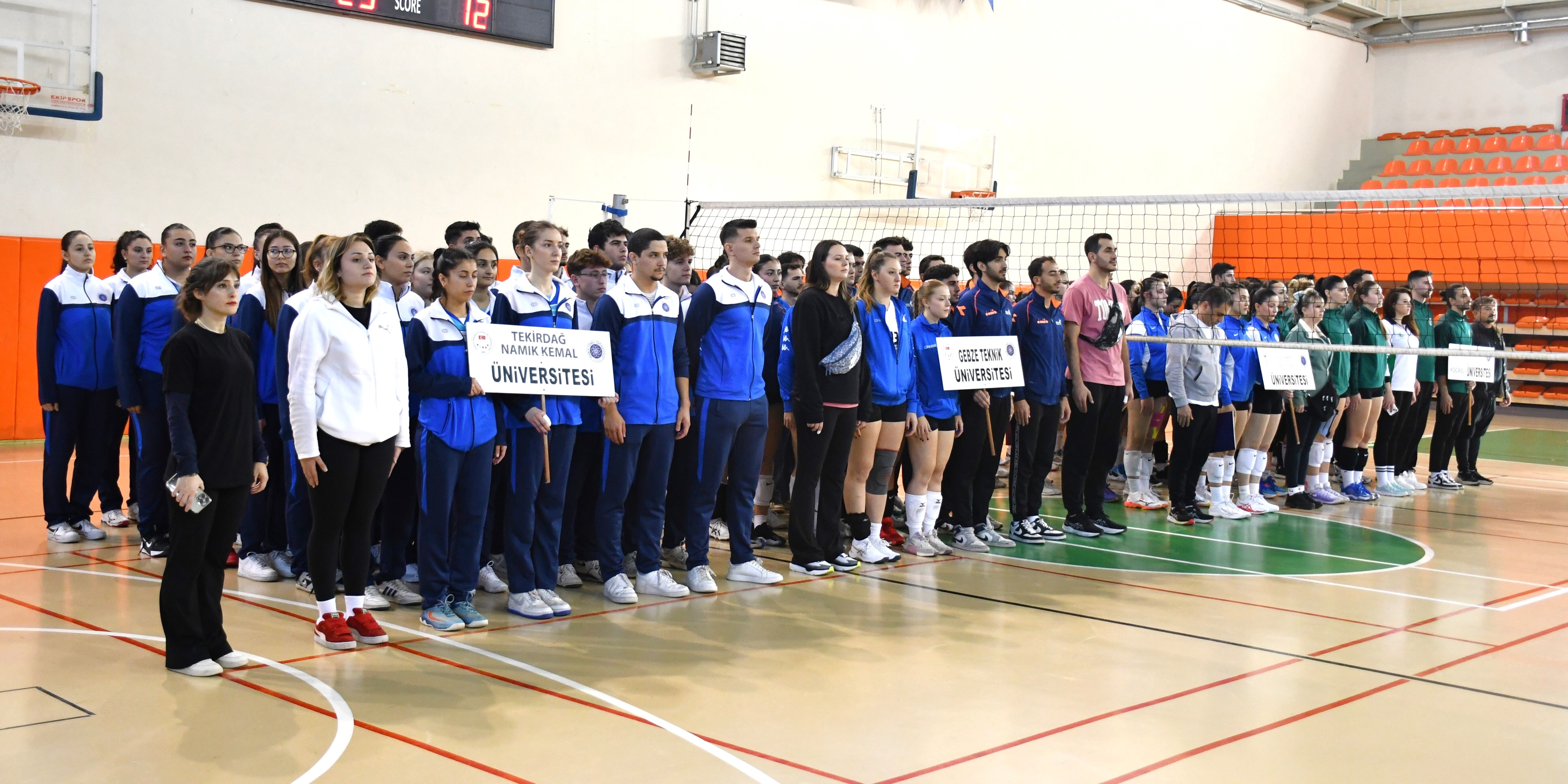 NKÜ’de Üniversitelerarası Voleybol Heyecanı Başladı