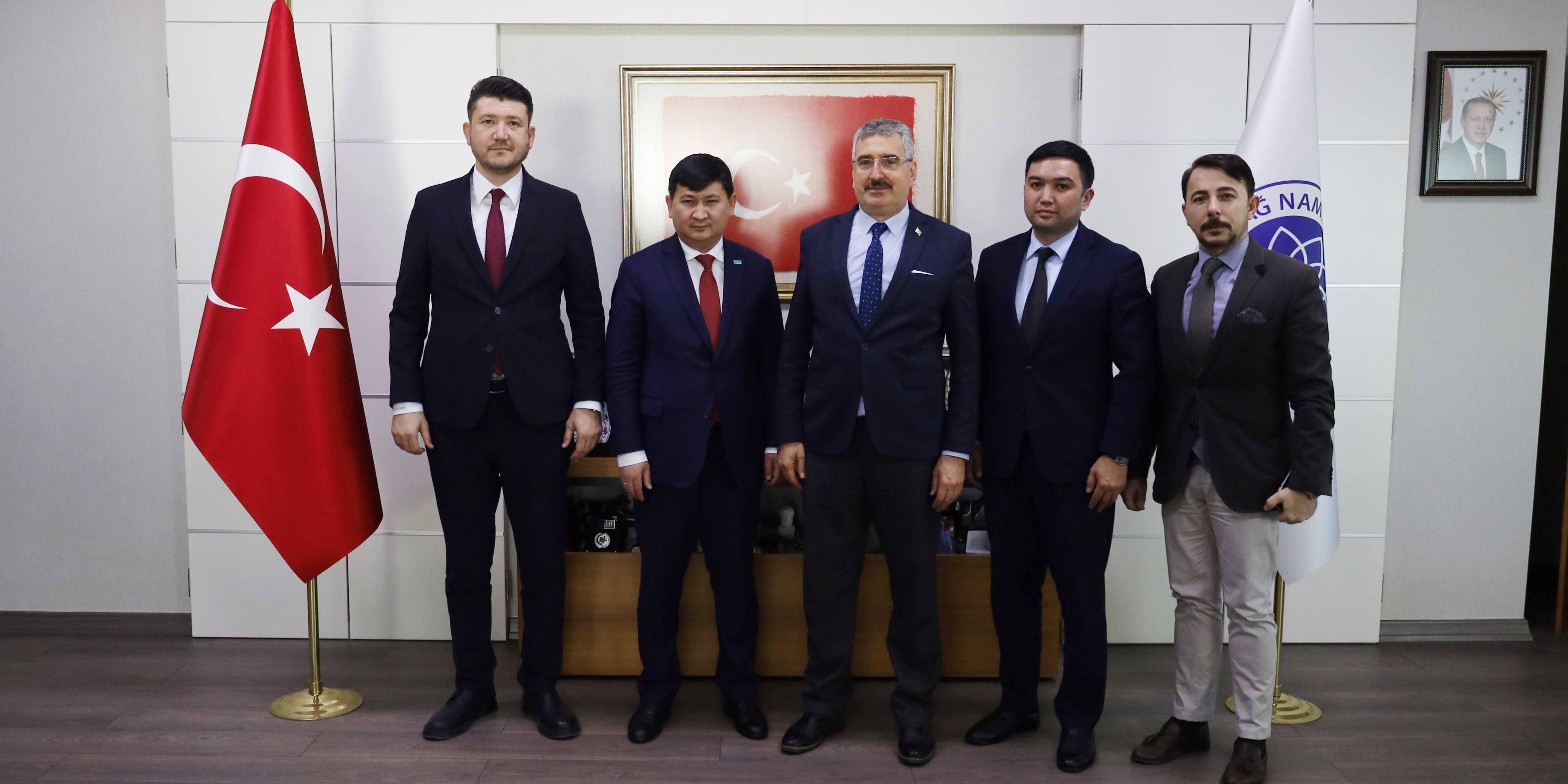 Tekirdağ Namık Kemal Üniversitesi, Kazakistanlı Heyeti Ağırladı