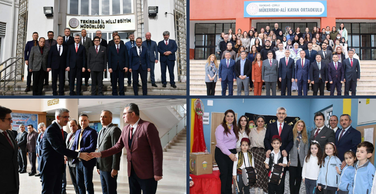 Tekirdağ’da Eğitime Yakın Takip! Hem Müdürlükte Toplantı Hem Sınıfta Ziyaret